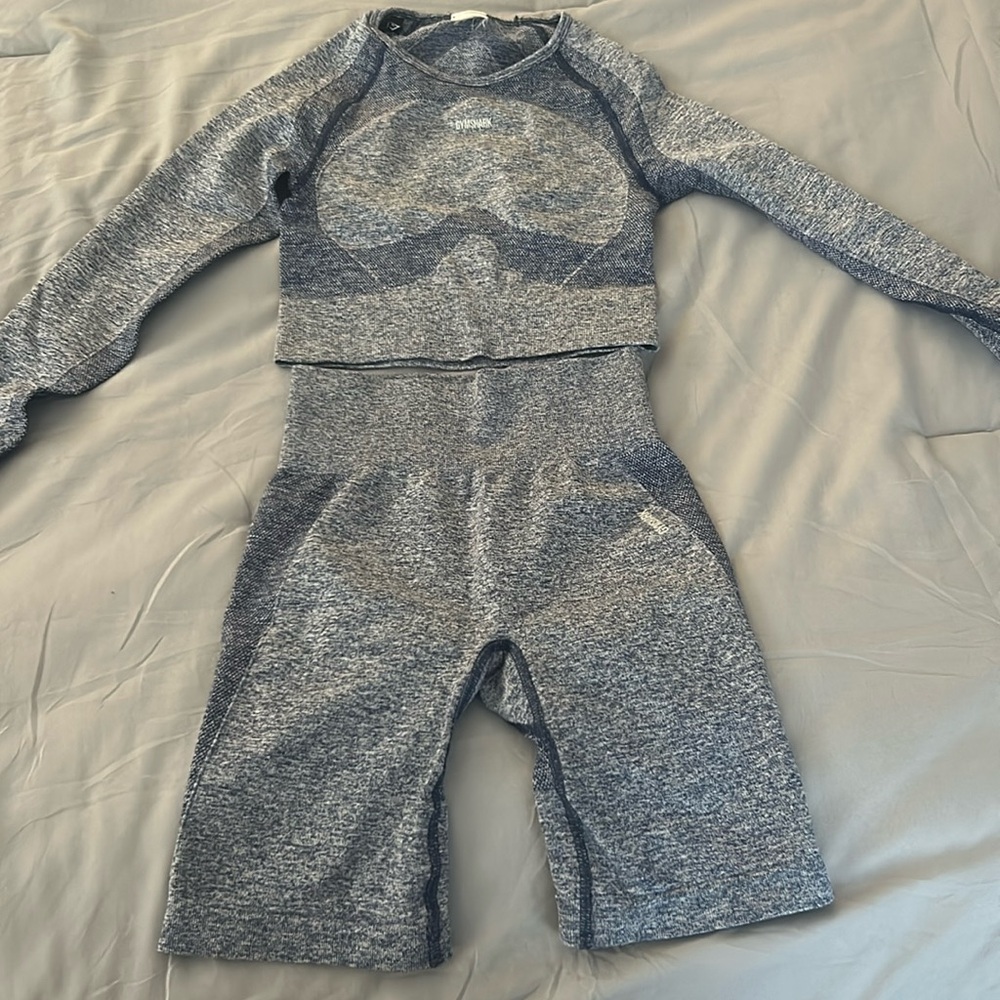 Gymshark Blue/Grey Matching Set